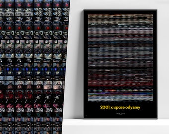 2001: A Space Odyssey Frame Poster, Unique Movie Art (Digital Download)
