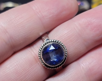 Blue Kyanite Sterling Silver Ring