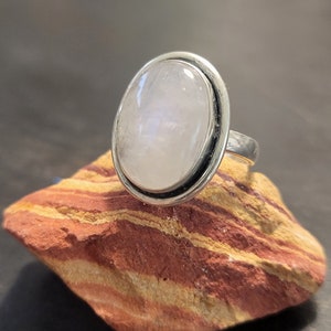 Sterling Silver Moonstone Ring