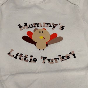Mommy&#39;s Little Turkey Onesie/Baby Onesie/Toddler Onesie/Thanksgiving Onesie/Thanksgiving Turkey Shirt/Turkey Shirt/Holiday Shirt