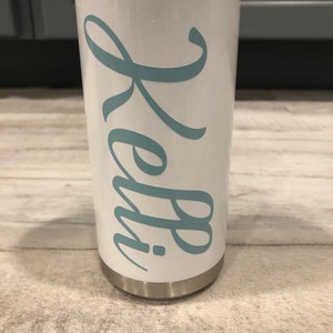 Skinny Can Cooler/slim can coozie - Moonrock Glitter with name/personalized