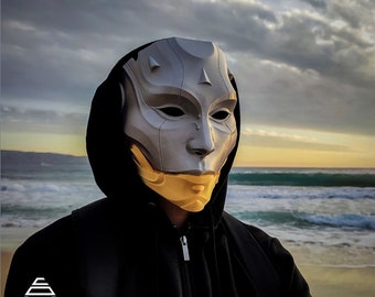 Masque facial portable pour adulte Droid | Cosplay  | Costume articulé humanoïde |