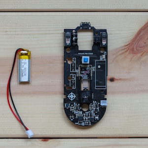 Aangepaste Logitech G305-printplaat Bekabelde muis vervangen door draadloze Krachtige draadloze muis