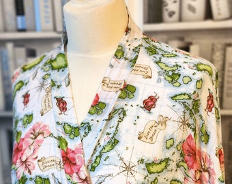 Vintage, Floral, Island, Summer/Beach Boho, Hippy, Kimono, Robe