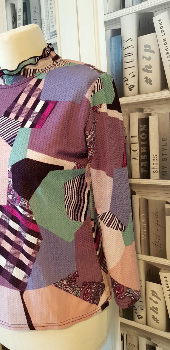 Vintage, Multi Print, Abstract - Patchwork Style,… - image 1