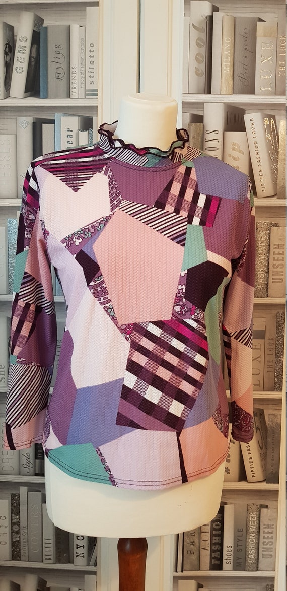 Vintage, Multi Print, Abstract - Patchwork Style,… - image 3