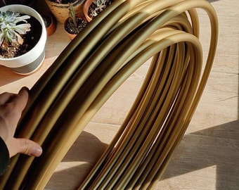 Polypro hula hoop, foldable 5/8 (16mm). "GOLD"