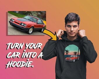 Custom Car Hoodie, Customized Hoodie, Personalize Car Sweater, Custom Car Apparel, Custom Car Clothing, Custom Car Sweater, Car Gift Hoodie