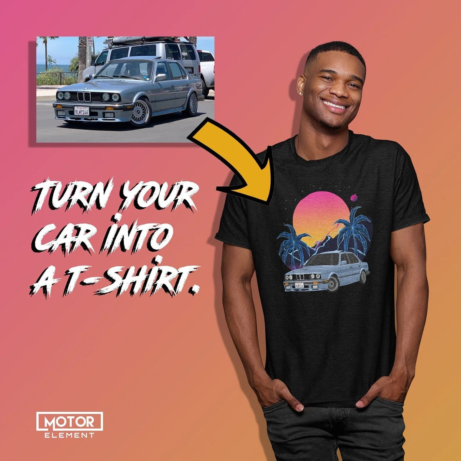 Mens shirts with cars on it online