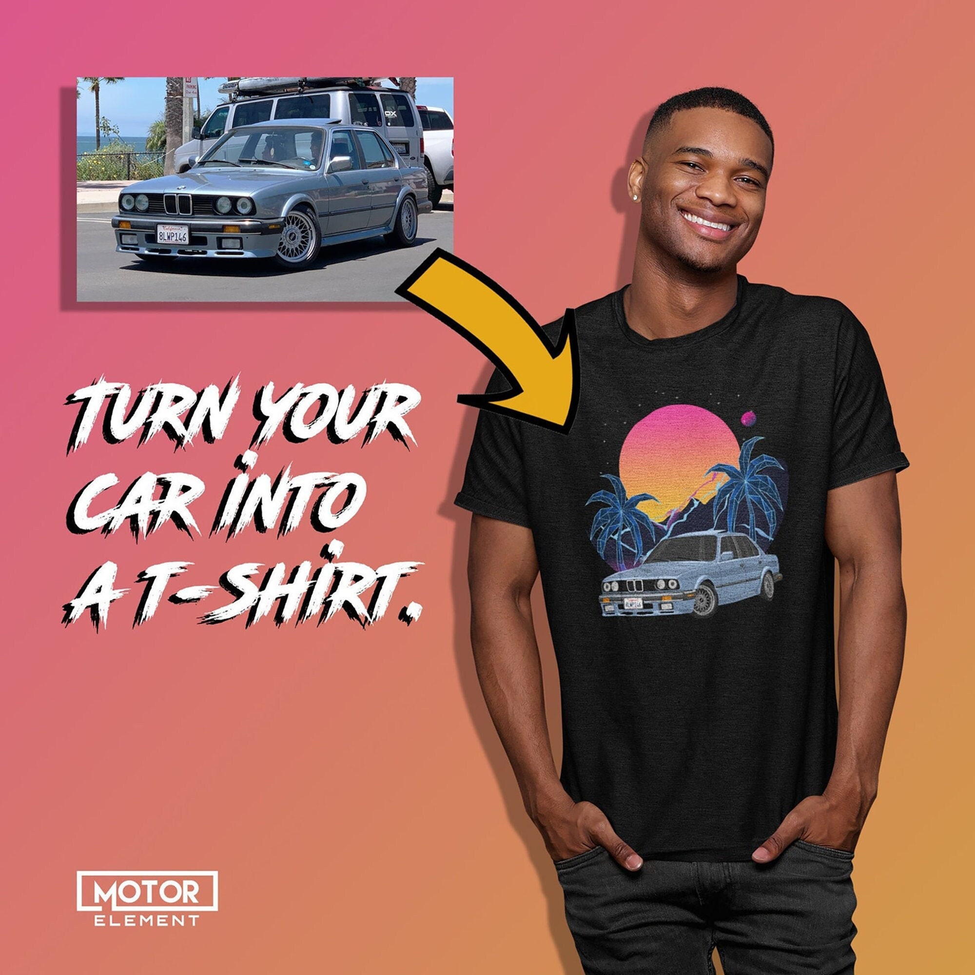 Your car on a shirt Clearance