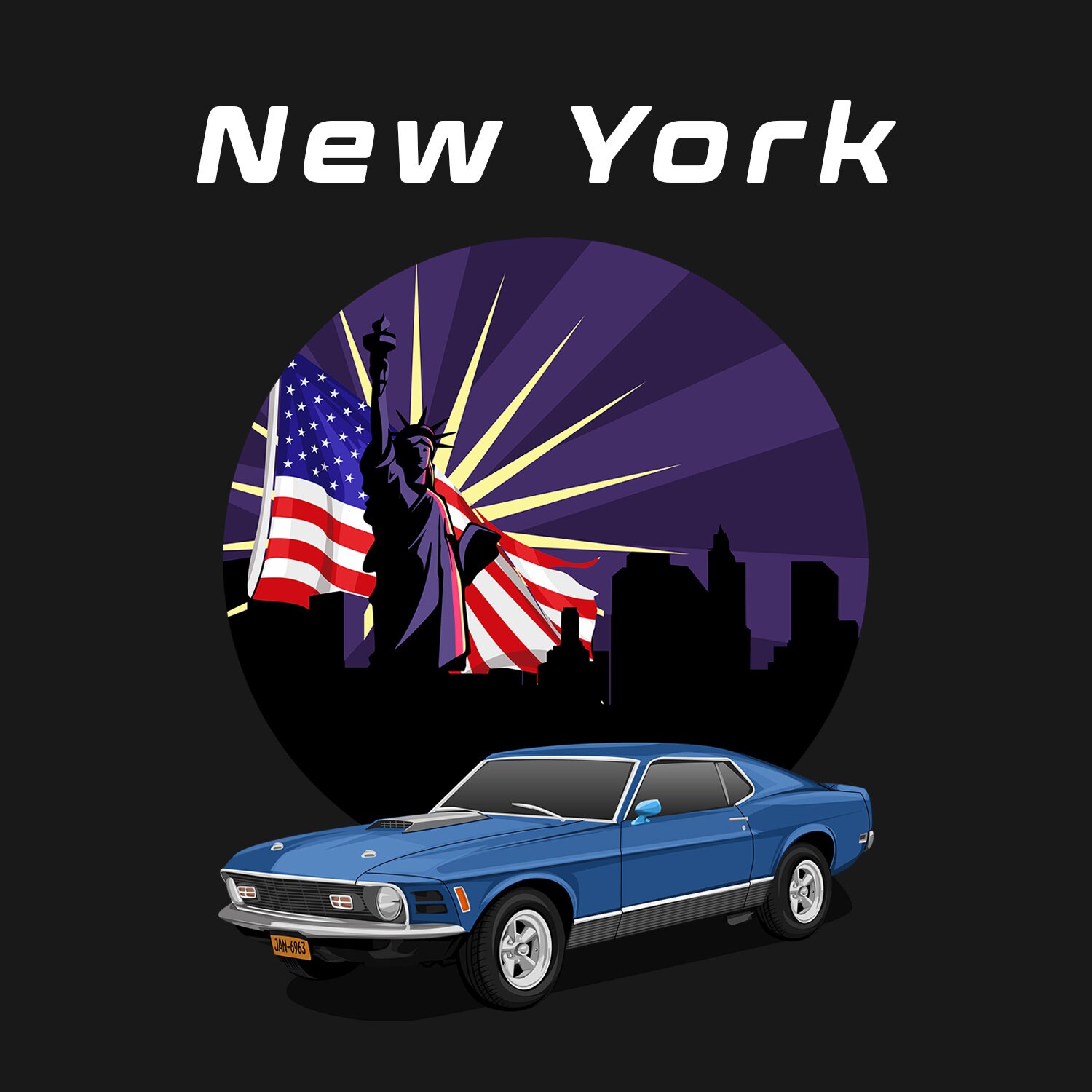 Custom Car Poster Customized Car Poster Personalised Car Etsy