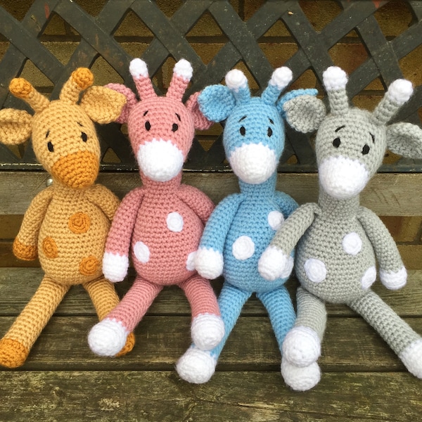 Handmade Crochet Giraffe Cuddly Toy