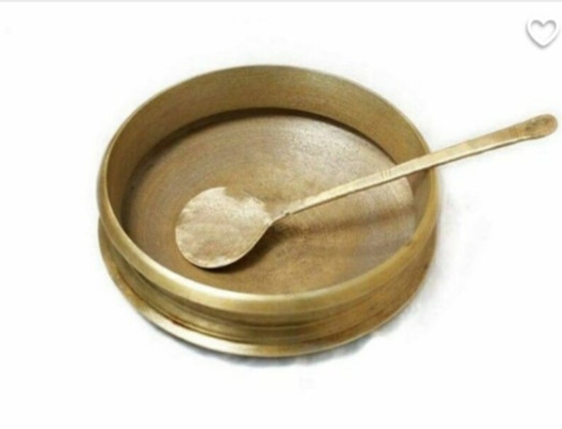 Traditional Seasoned Bronze Cooking Utensils Diameter 10 Inch Etsy