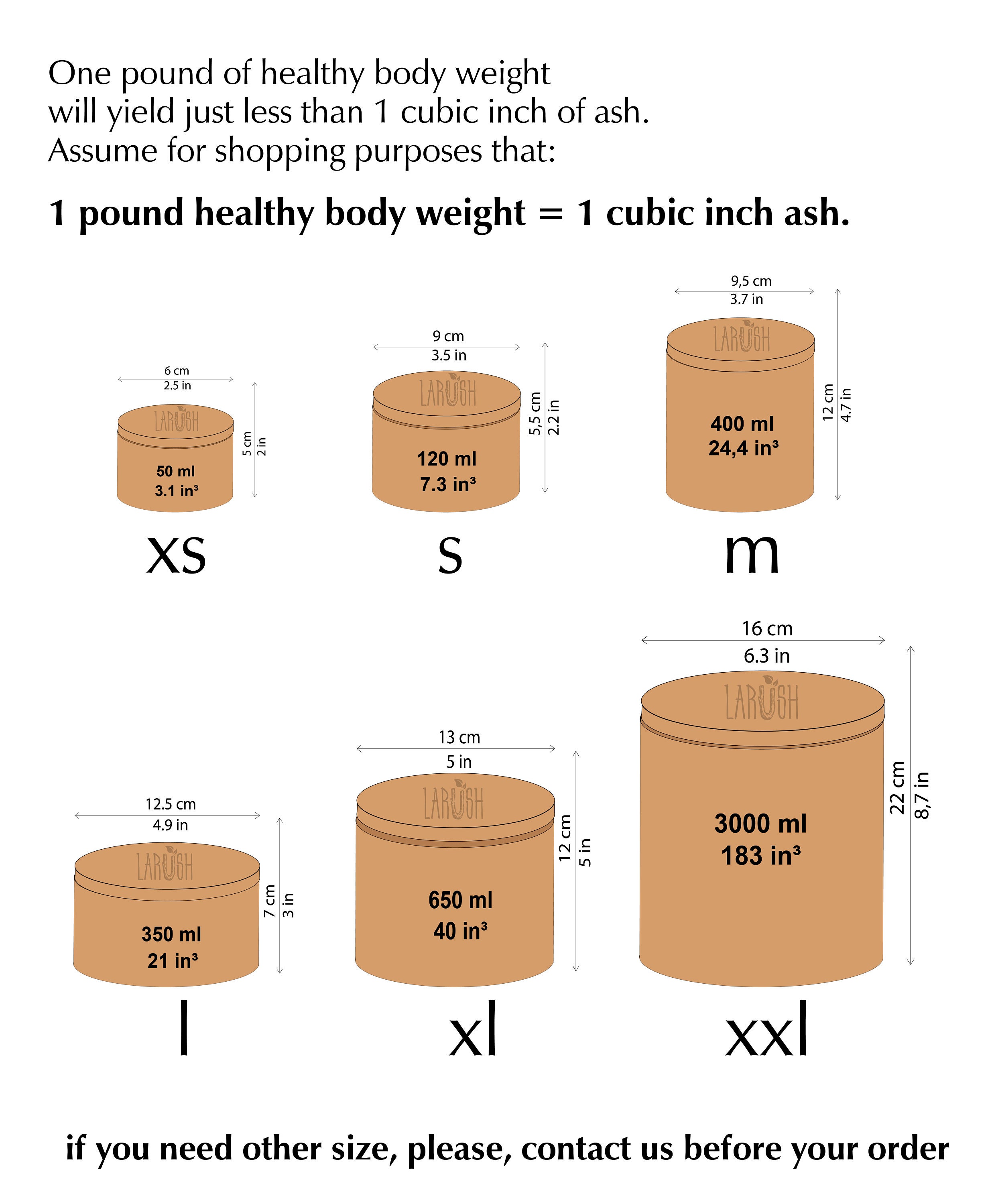 Cremation urn with personalization. Circle shape wooden Etsy