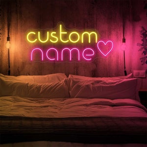 Custom Neon Sign | Neon Sign | Name Neon Gift | Neon Bar Sign | Neon Bedroom Sign | Neon Light | Party Neon Sign | Wall decor | Home decor