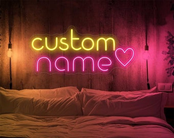 Custom Neon Sign | Neon Sign | Name Neon Gift | Neon Bar Sign | Neon Bedroom Sign | Neon Light | Party Neon Sign | Wall decor | Home decor