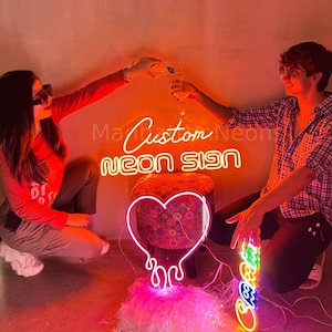 Custom Neon Sign | Neon sign | Neon Sign bedroom | Led Neon Sign | Wedding sign | Party Neon Sign | Neon Sign Lights | Neon Sign bar
