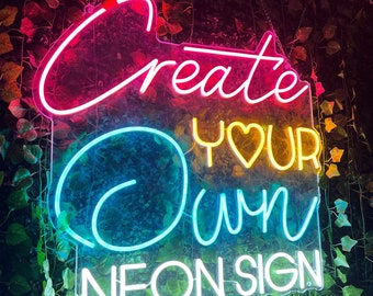 Custom Neon Sign| Neon Sign| Custom Name Neon Signs| LED Neon Sign| Personalized Neon Sign| Neon Sign Bedroom| Neon Home Decor| Wall Decor