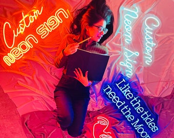 Insegna al neon personalizzata | Insegna al neon | Regali personalizzati | Insegna luminosa al neon | Insegna al neon per matrimoni | Insegna al neon da parete | Insegna personalizzata | Luci al neon a LED