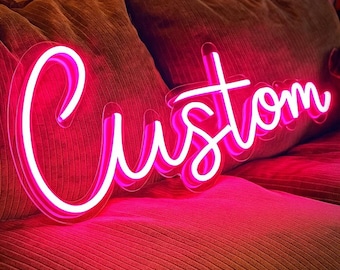 Custom Neon Sign, Neon Signs, Custom LED Neon Sign, Custom Sign, Personalized Name Neon Sign, Wedding Neon Sign, Home Decor, Wall Decor