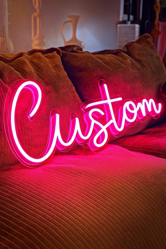 Custom Neon Sign , Neon Signs , Custom LED Neon Sign , Custom Sign , Personalized Name Neon Sign , Wedding Neon Sign, Home Decor, Wall Decor