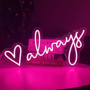 Custom Neon Sign | Wedding Decor | Neon Wedding Sign | Wall Decor | Name Neon Light | Wedding Neon Lights | Personalized Gifts Neon Sign image 14