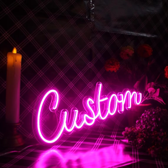 Wedding Neon Sign, Custom Neon sign, Personalized Neon, Gifts for Him/Her, Engagement Sign, Wedding Backdrop, Reception Decor, Party Sign