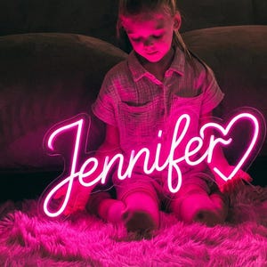 Kids Custom Neon Sign, Neon Signs, Home Decor, Wall-hanging sign, Custom Sign, LED neon, Acrylic Signs, Personalized gifts, Gifts for Her