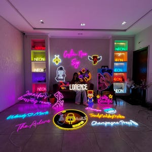 Insegna al neon personalizzata Epic - Insegne al neon fatte a mano e impermeabili per uso esterno - Luci al neon a LED personalizzate - Insegne al neon