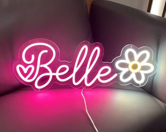 Custom Neon Sign, Personalized Neon Sign, Signs for Bedroom, Aesthetic Neon, Led neon, Room decor, Personalized Gifts, Name Neon Sign