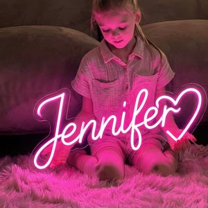Custom Neon Sign, Neon Signs, Personalized Gifts, Home Decor, Wedding Neon Signs, LED Neon Light, Custom Sign, Wall Decor, Gift for her image 3