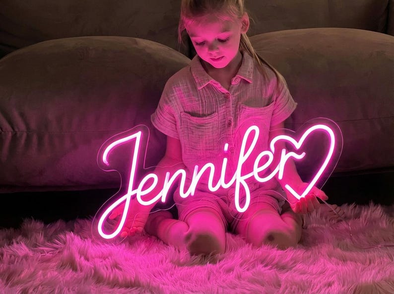 Custom Neon Sign, Neon Signs, Personalized Gifts, Home Decor, Wedding Neon Signs, LED Neon Light, Custom Sign, Wall Decor, Gift for her image 3