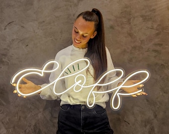 Custom Neon Room Decor, Custom Neon Sign, LED Sign, Wall Decor, Custom Neon Logo, Wedding Sign, Home Decor, LED Neon Sign, Neon Light Sign