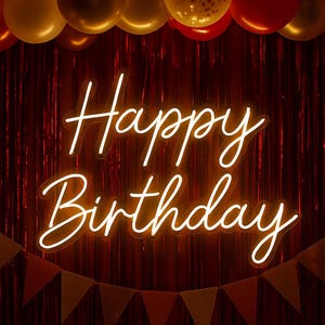 Custom Neon Sign, Neon Signs, Neon sign bedroom, Birthday Neon Sign, Neon light Sign, Home Decor, Wall Decor, Personalized Sign, Party Neon