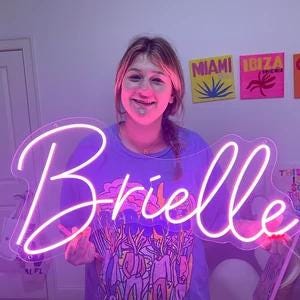 Letrero de neón personalizado con nombre para niños, luz LED personalizada para guardería, dormitorio, decoración de pared, regalo único para niños, cumpleaños y baby showers. imagen 12