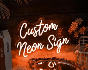 Custom Neon Sign | Neon Sign | Personalized Names| Home decor| Wall Decor | LED Wedding Sign| Wall Decor | Last Name Sign | Gift for Him/Her