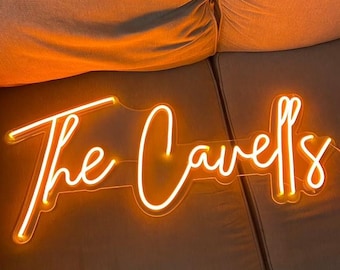 Wedding NEON SIGN for reception, Wedding Name Sign, Wedding Decor, Wedding Gifts, Wedding Light, Neon Signs, Wedding Welcome Sign,Wall Decor