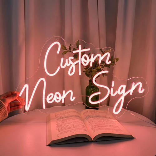 Custom Neon Sign, Neon Signs, Personalized Gifts , Home Decor, Wedding Neon Signs , LED Neon Light, Custom Sign, Wall Decor, Gift for her
