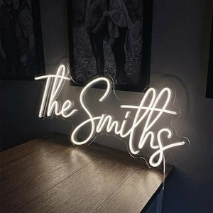 Custom Neon Sign | Wedding Decor | Neon Wedding Sign | Wall Decor | Name Neon Light | Wedding Neon Lights | Personalized Gifts Neon Sign image 10