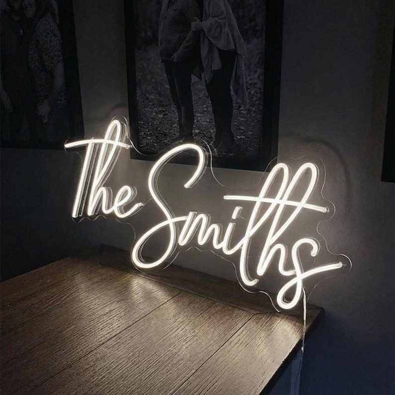 Custom Neon Sign | Wedding Decor | Neon Wedding Sign | Wall Decor | Name Neon Light | Wedding Neon Lights | Personalized Gifts Neon Sign image 10