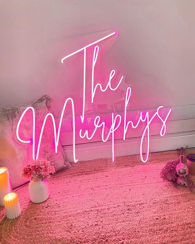 Neon Sign | Custom Neon Sign | Handmade Neon Sign | Aesthetic Neon Signs For Wall Decor | Neon Lights | Custom Led Sign