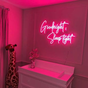 Letrero de neón personalizado con nombre para niños, luz LED personalizada para guardería, dormitorio, decoración de pared, regalo único para niños, cumpleaños y baby showers. imagen 16