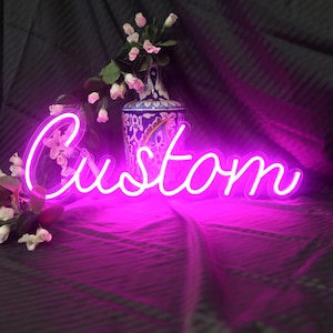 Custom Neon Sign, Neon Signs, Neon sign bedroom, LED Neon Sign, Wedding sign, Neon light Sign, Home Decor, Wall Decor, Personalized Sign