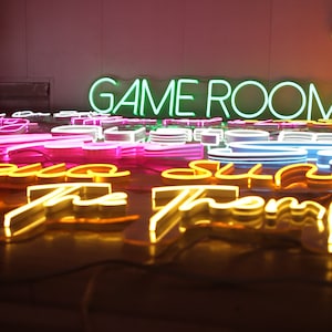 Custom Neon Sign, Neon Signs, Personalized Gifts, Home Decor, Wedding Neon Signs, LED Neon Light, Custom Sign, Wall Decor, Gift for her image 11