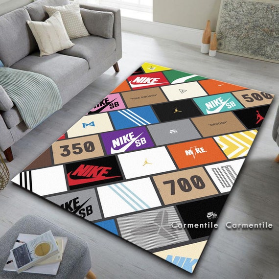 HypeBeast Sneaker Box Rug Cool Streetwear Sneaker Room Etsy