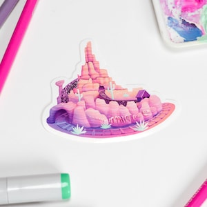 Big Thunder Mountain Inspired Vinyl Water Resistant Sticker