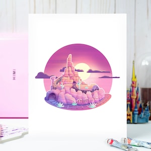 Big Thunder Mountain Railroad Inspired Print - Magic Kingdom Print