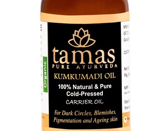 Kumkumadi Face Serum (30ml) : Legandry concoction of 100% Natural & Coldpressed oils from carefully handpicked herbs - For  Ageing skin