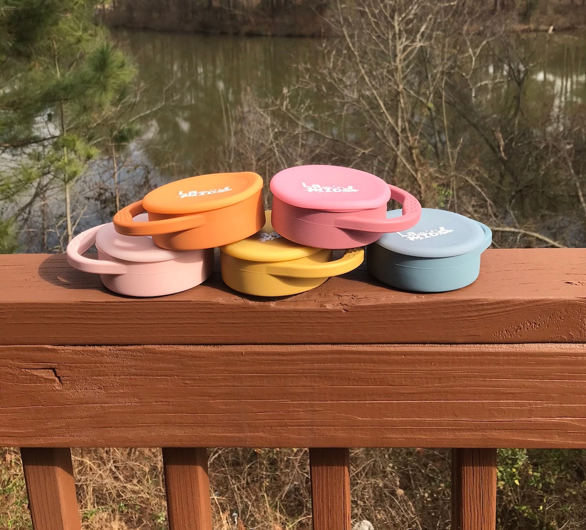 Baby silicone spill proof snack cups /collapsible cup/ toddler Etsy