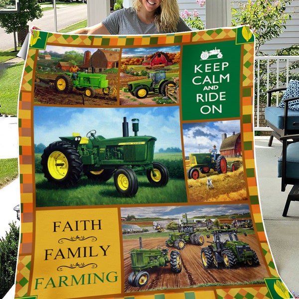 John Deere Blanket Etsy